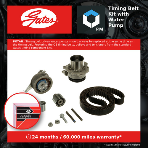 Timing belt water pump - timing, &