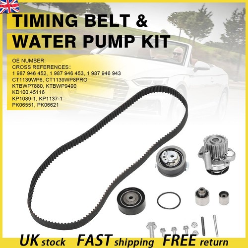 Timing belt water pump kit - belt,