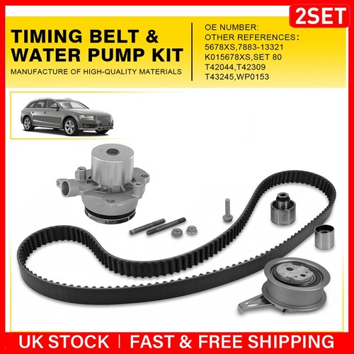 Timing belt water pump - belt+water, kit