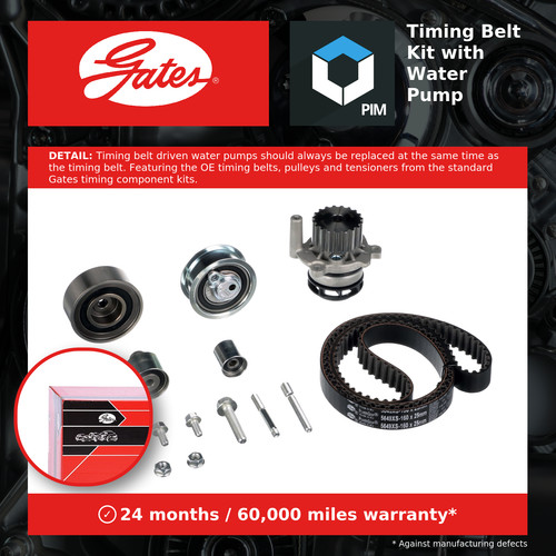 Timing belt water pump kit - &,