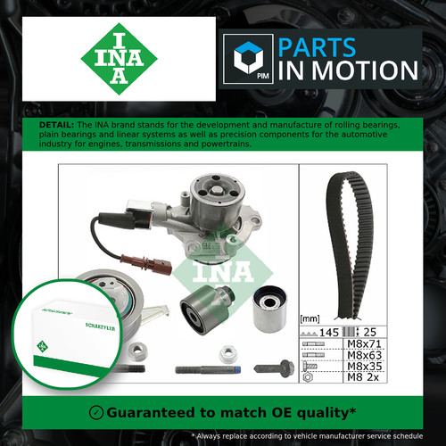 Timing belt water pump - timing, &