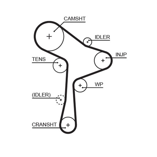 Timing belt kit - timing, for