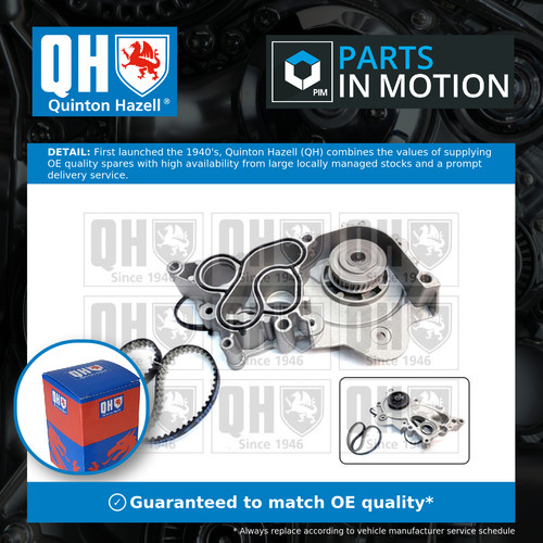 Timing belt water pump kit - belt,