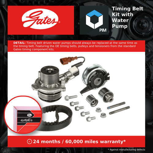 Timing belt water - timing, kit