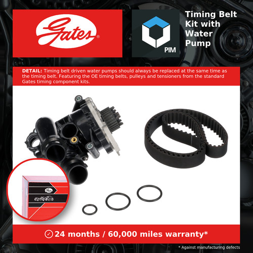Timing belt water - timing, kit