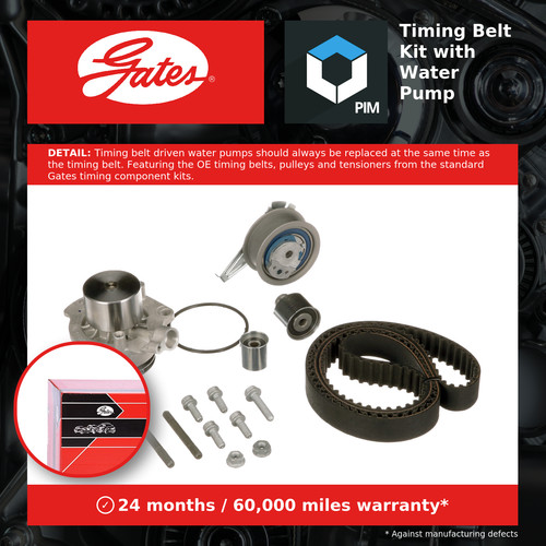Timing belt water pump - water,
