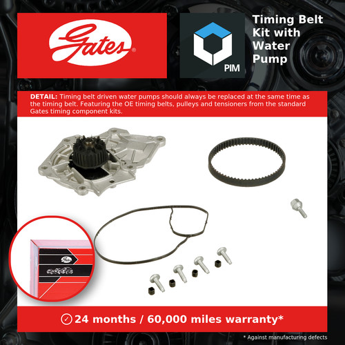 Timing belt water pump kit - timing,
