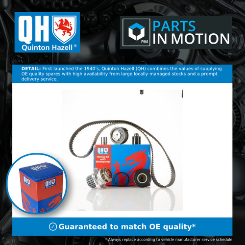 Timing belt water pump kit - belt,